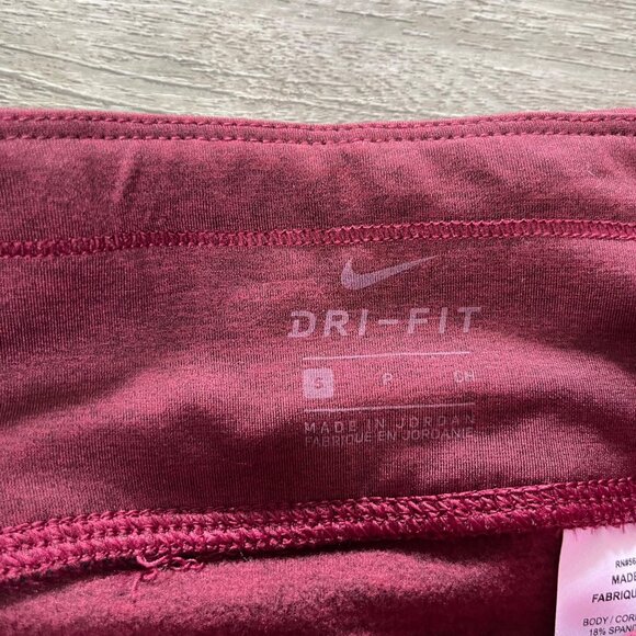 Nike Athletic Dri-Fit Mid Rise Tight Full Length Yoga Pants Pink NWT Size S - Picture 9 of 11